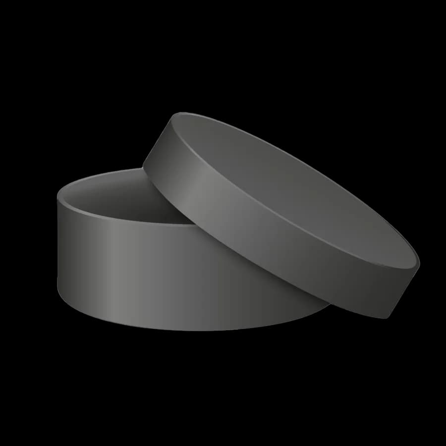 Black Round Boxes