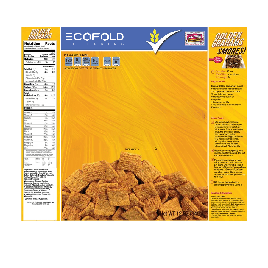 Cereal Box Labels