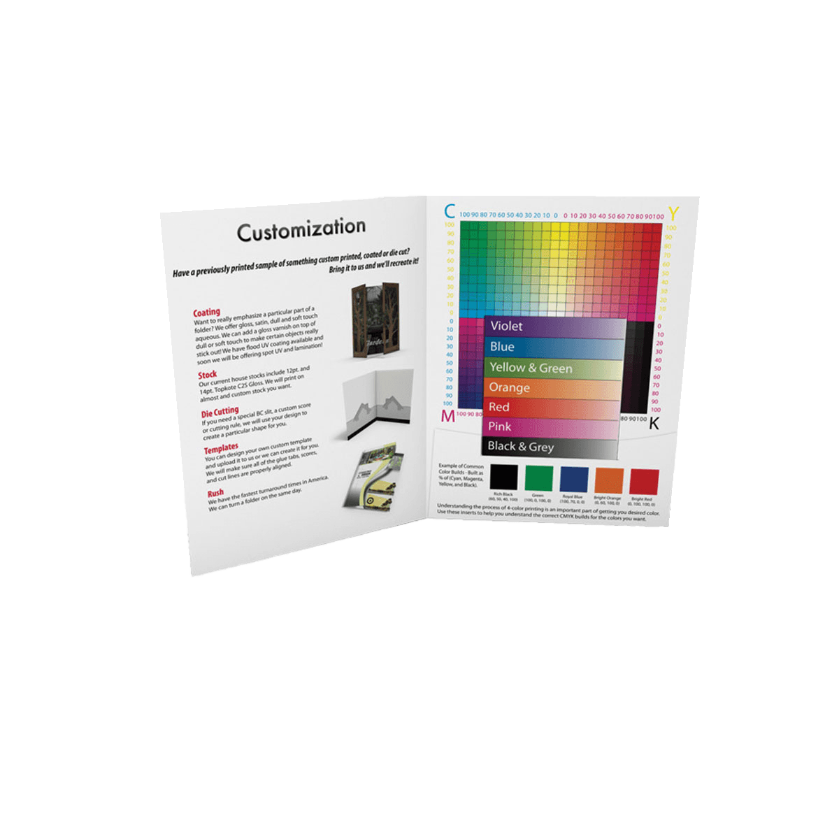 Custom Presentation Folders Printing