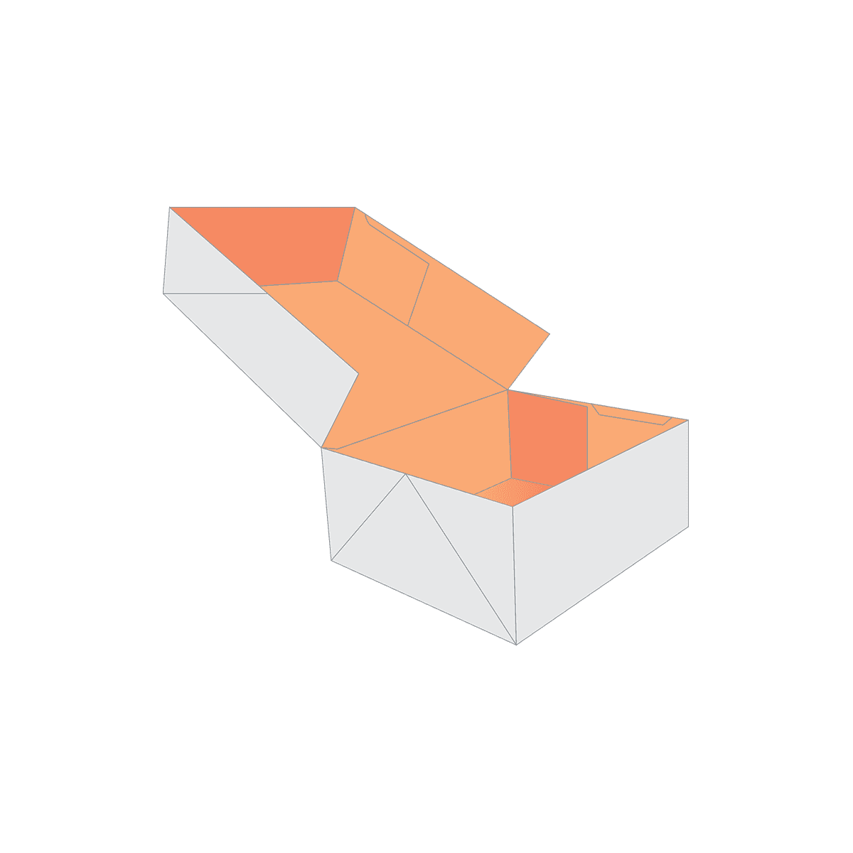 Custom Printed Regular Six Corner Boxes