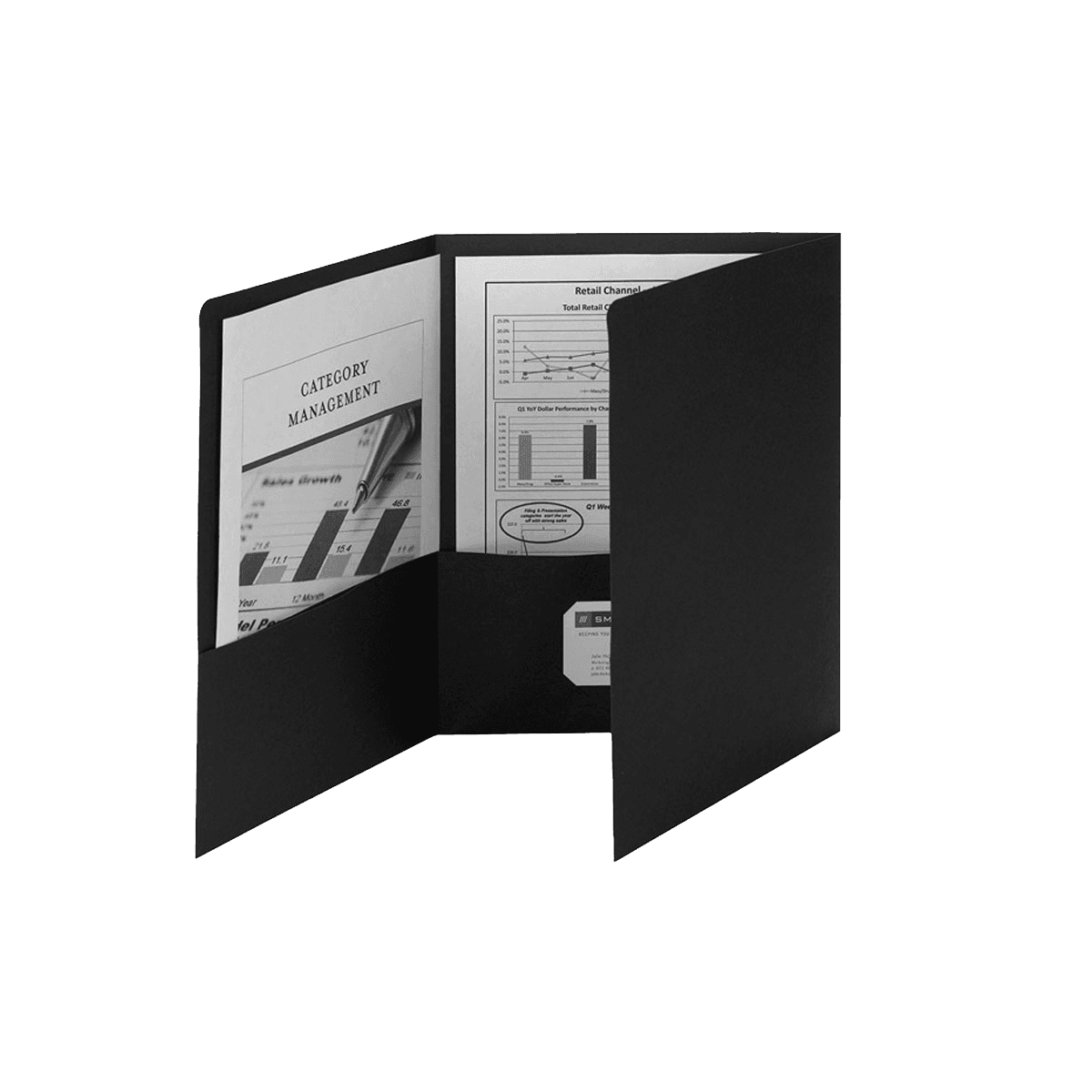 Custom Tri Panel Folders