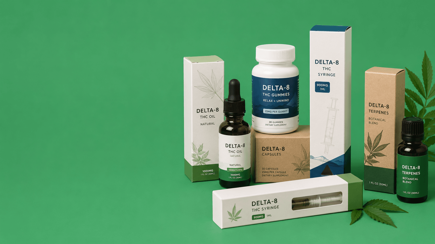 Custom Delta 8 Packaging Boxes in USA