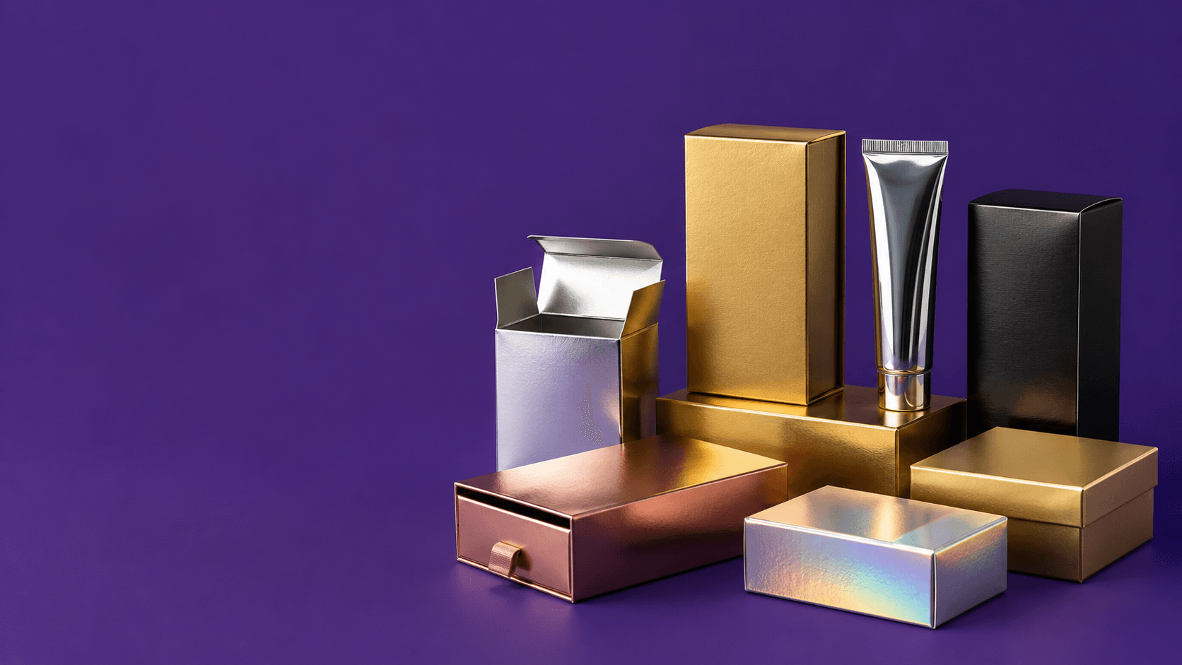 Custom Metalized Boxes in USA