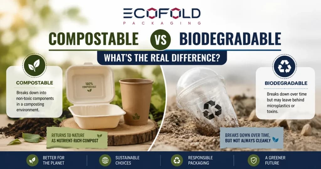 Compostable vs Biodegradable: What’s the Real Difference?